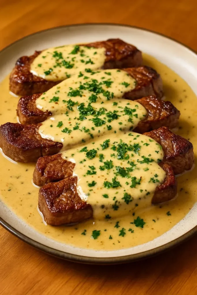 Easy 3-packet dish ready to serve on a plate