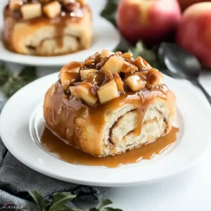 Caramel Apple Cinnamon Rolls