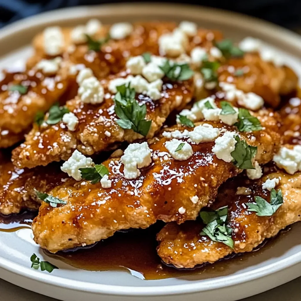Crispy Hot Honey Feta Chicken: A Flavorful Delight!
