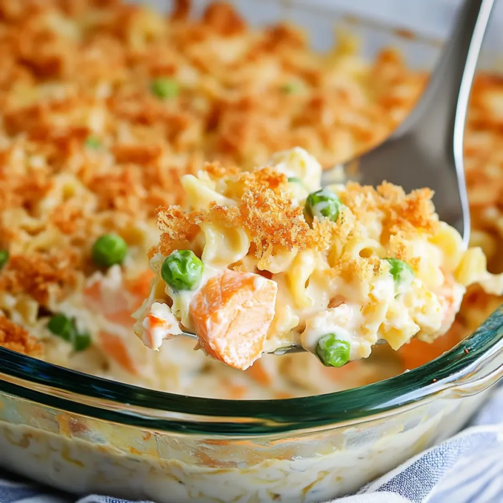 Easy Baked Salmon Casserole Recipe