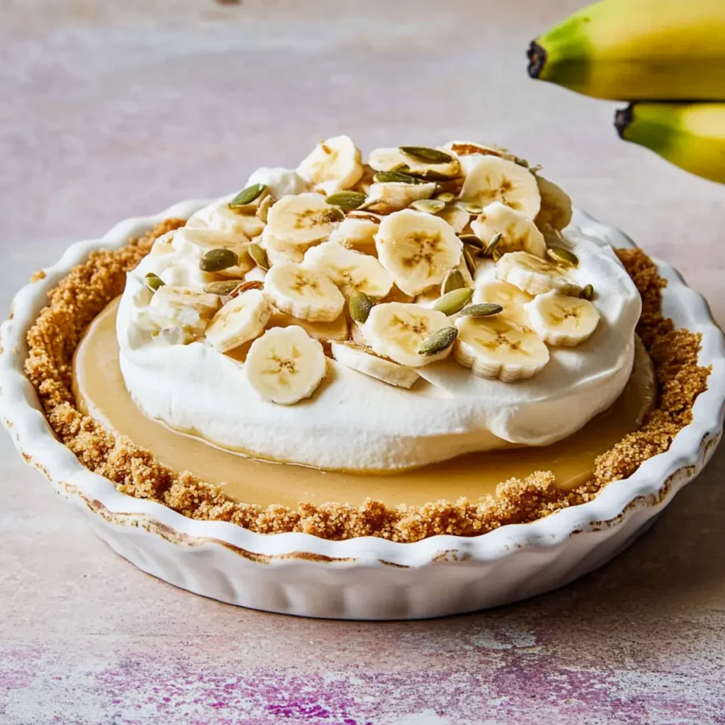 Butterscotch Banana Cream Pie