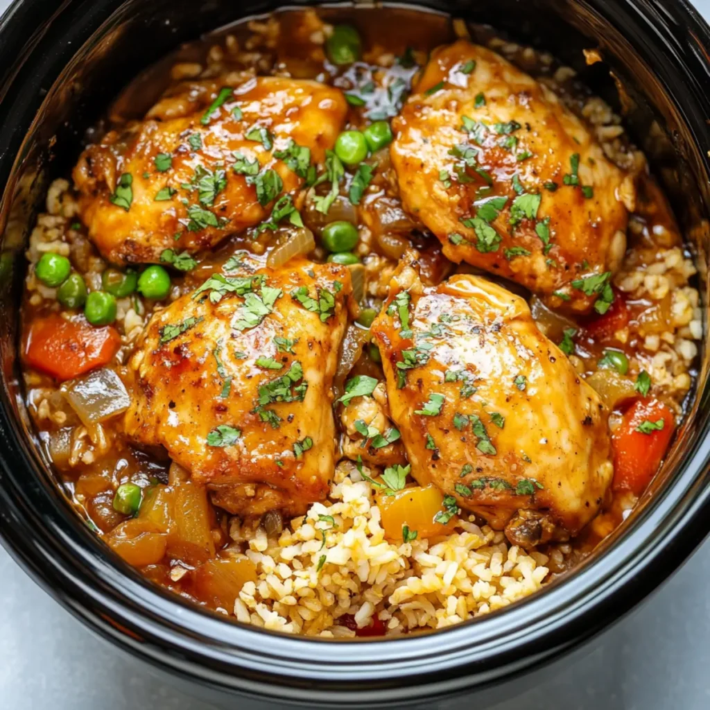 Dump and Go Crockpot Teriyaki Chicken