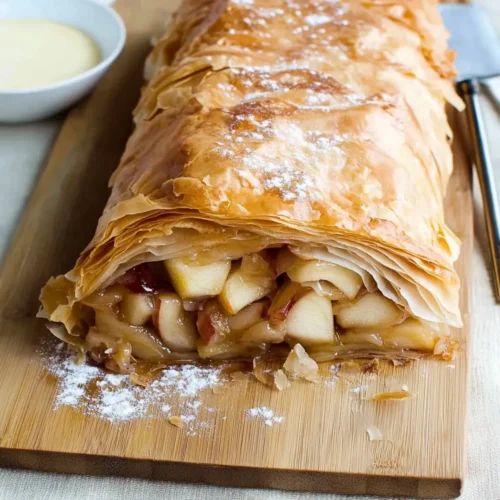 Apple Strudel with Filo Pastry – Easy, Flaky & Delicious