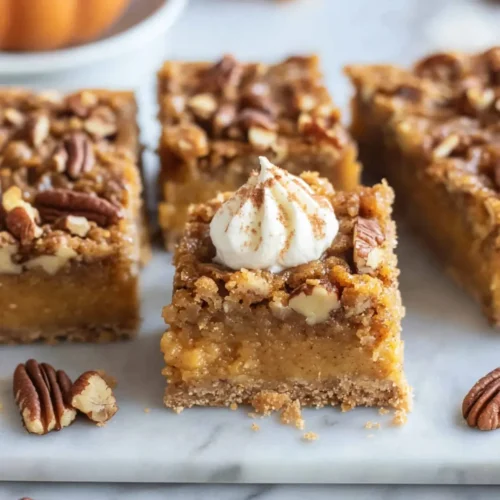 Pumpkin Pie Pecan Bars