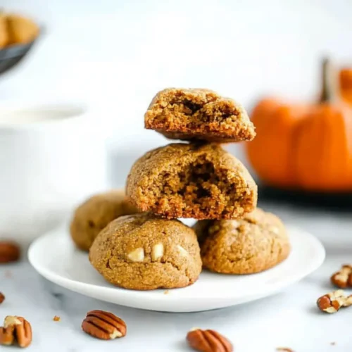Pumpkin Pecan Cookies (gluten-free & vegan, keto option)