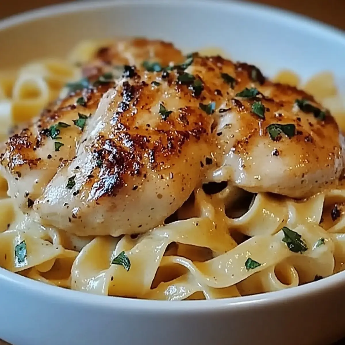 Chicken with Buttered Noodles