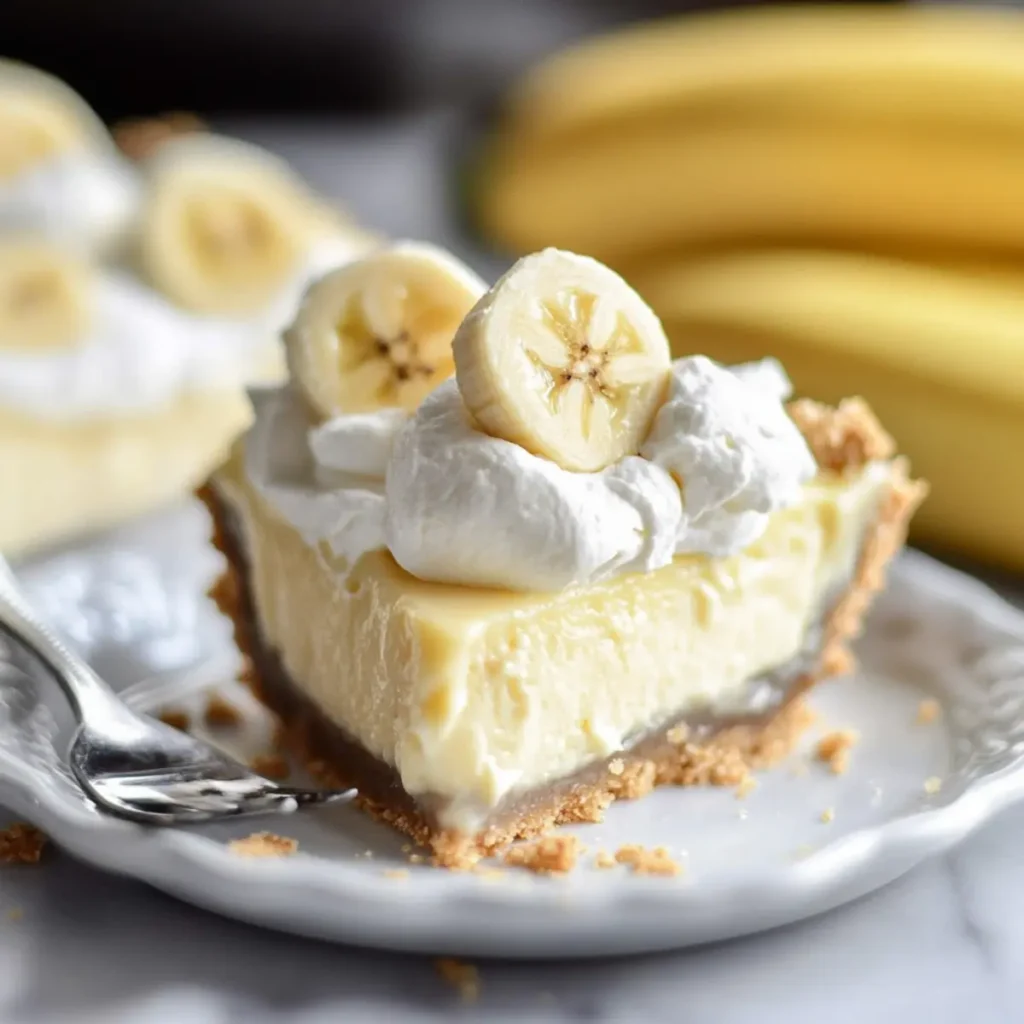 Banana Cream Pie with Graham Cracker Crust