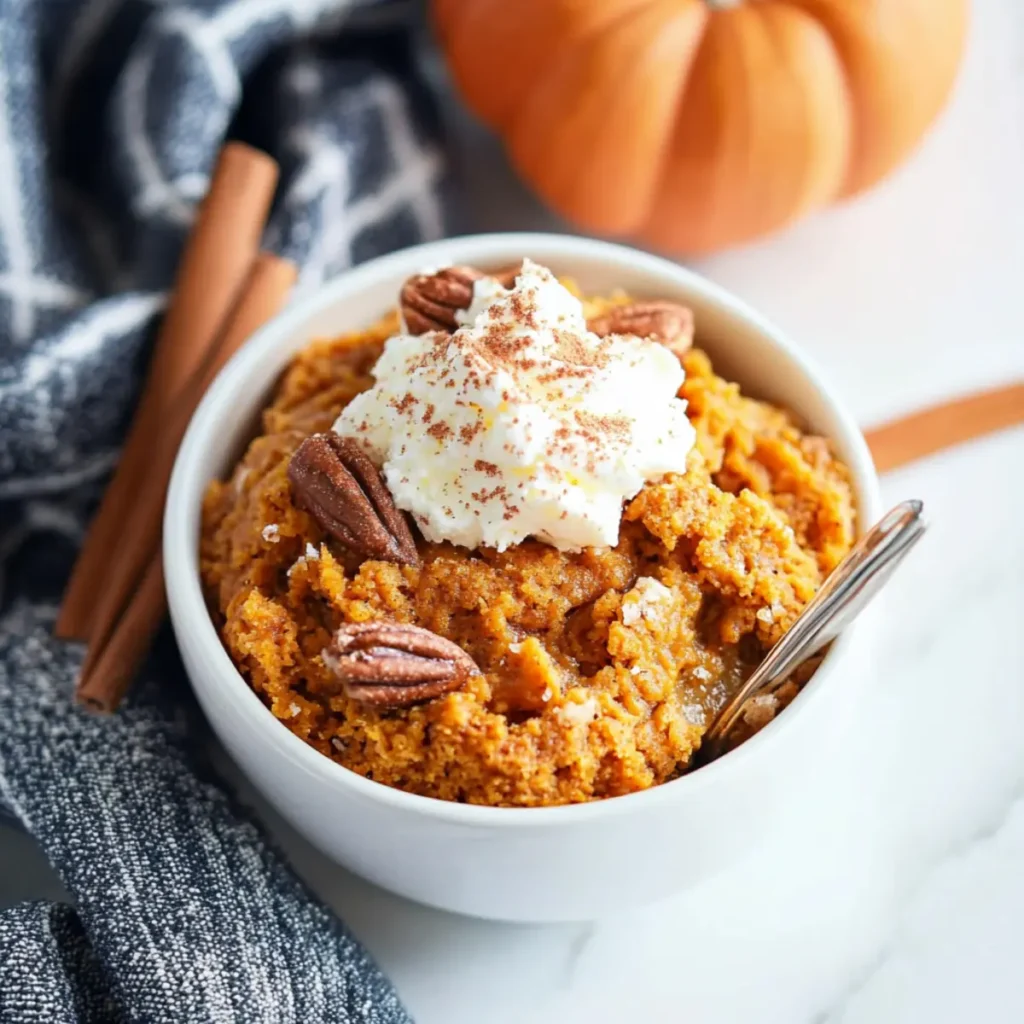 The Best Crockpot Pumpkin Cobbler with Cake Mix