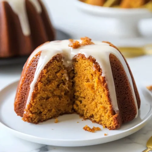 Glazed Pumpkin Bundt Cake