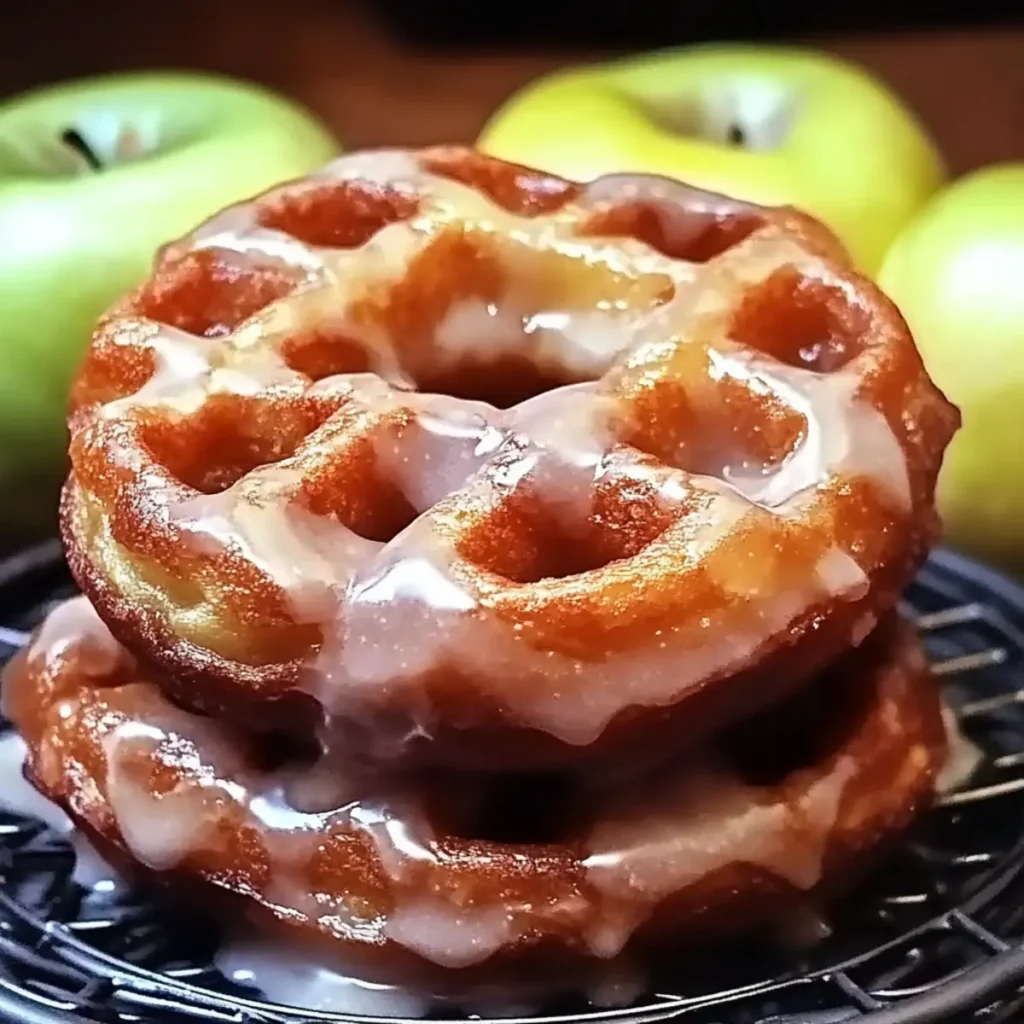 Easy Apple Fritter Donuts