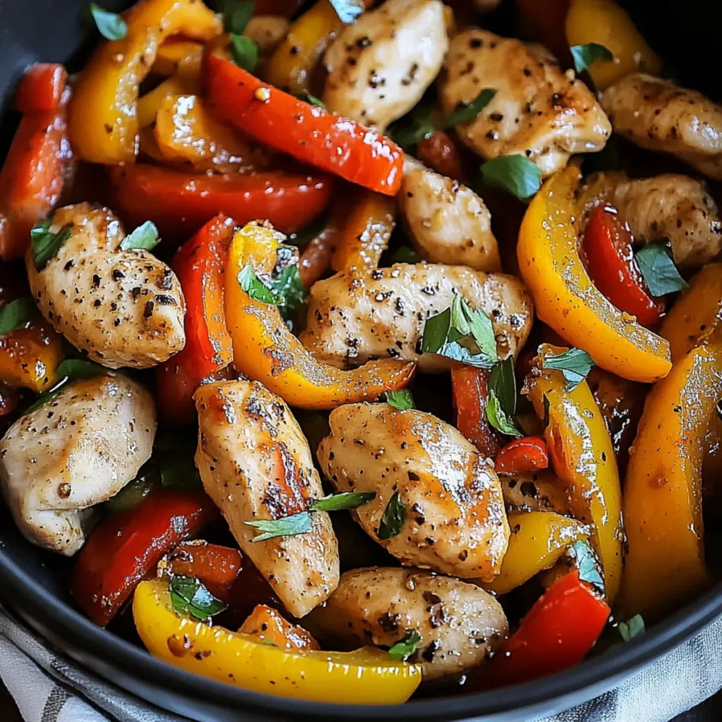 Chicken & Peppers Recipe