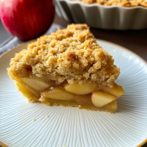 Double-Decker Apple Crumb pie