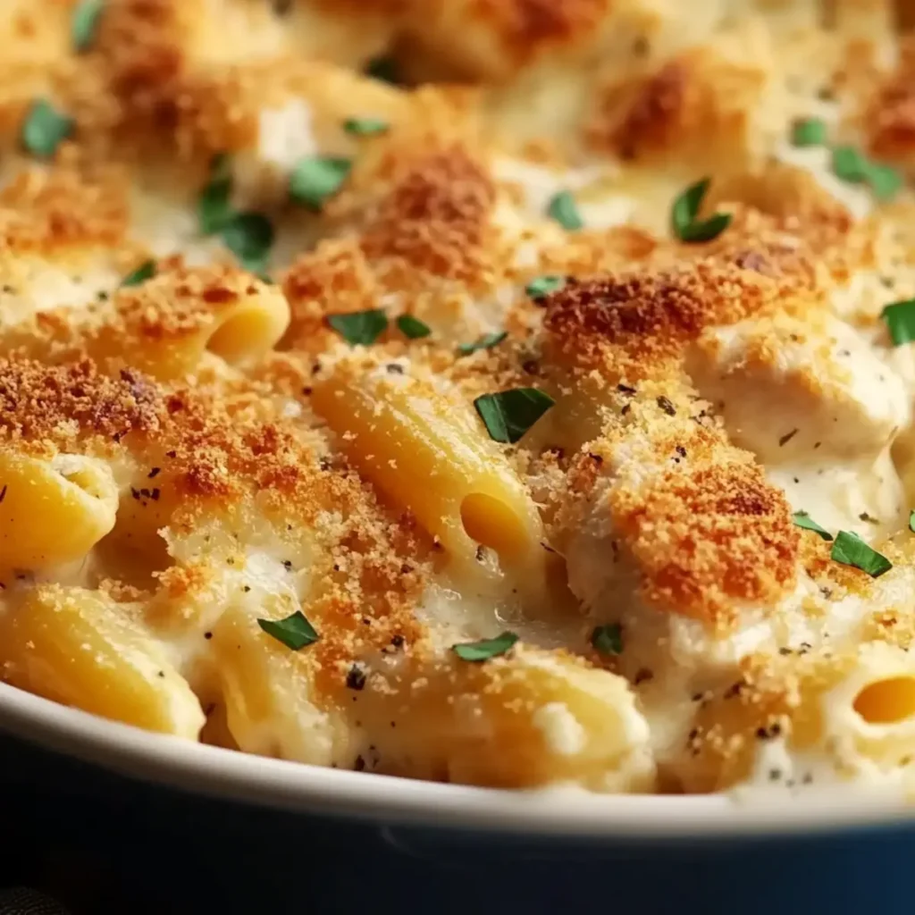 Dump-and-Bake Chicken Parmesan Casserole