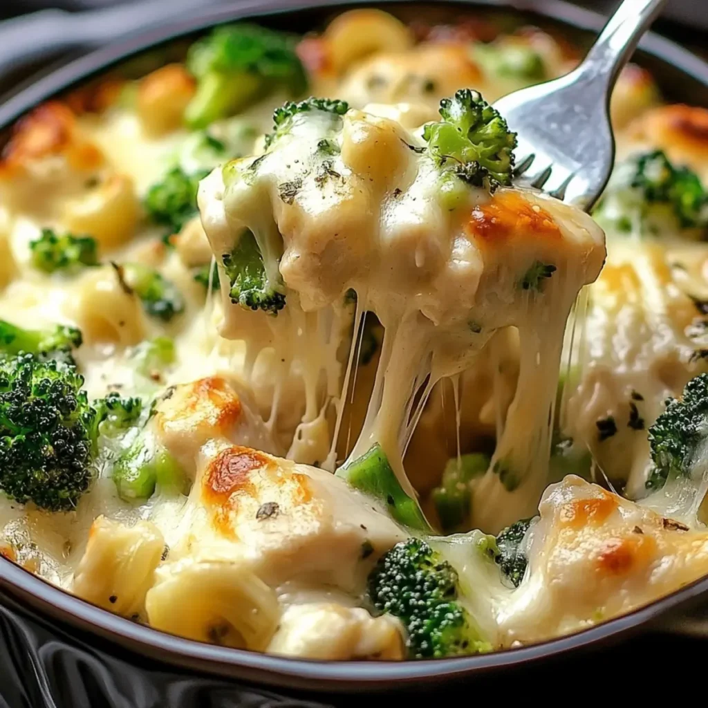 Wholesome Chicken Broccoli Alfredo Bake