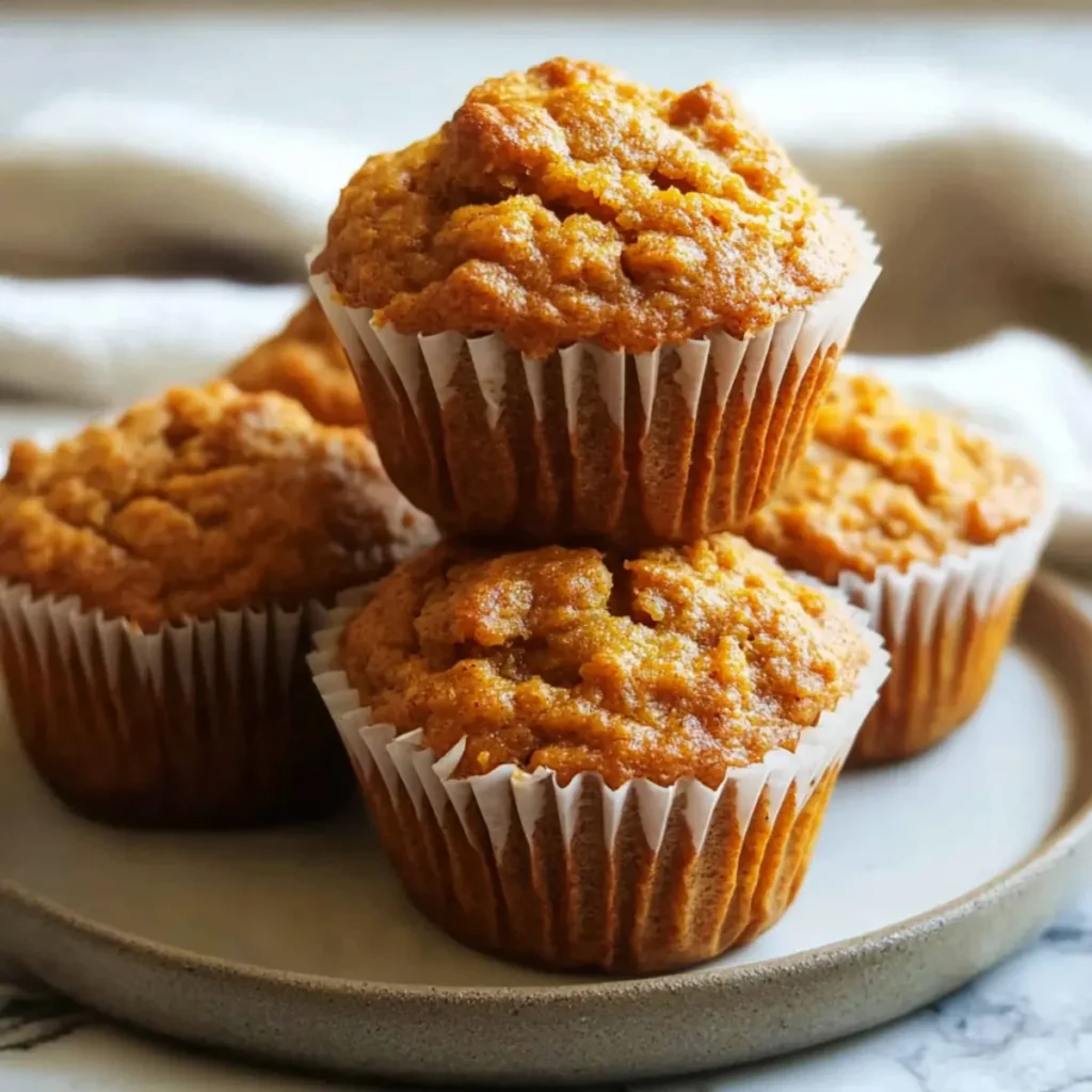 Healthy Greek Yogurt Pumpkin Muffins