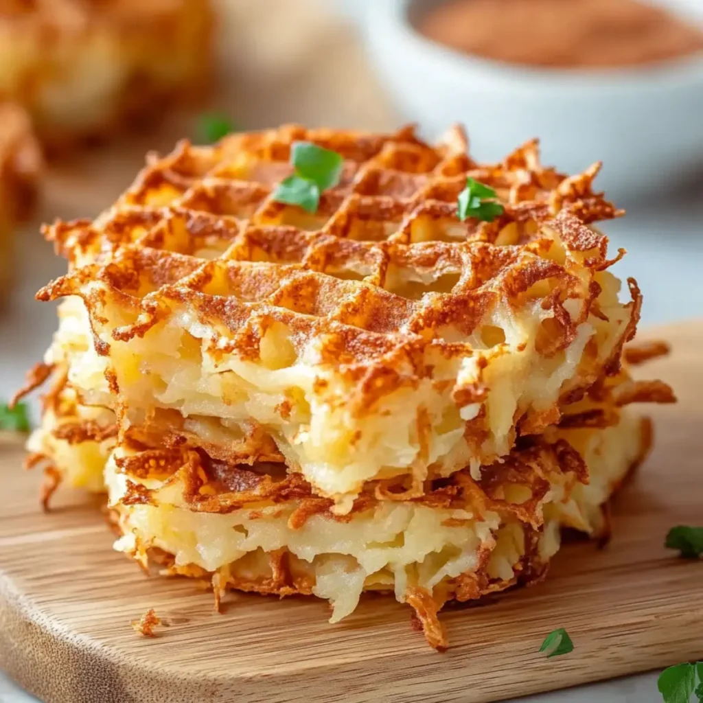 Savory Hashbrown Chaffle