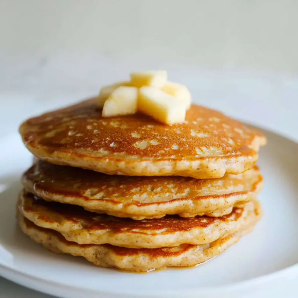 Healthy Oatmeal Apple Pancakes (Flourless & Easy) - Her Highness, Hungry Me