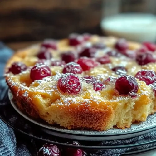 Cranberry Orange Breakfast Cake