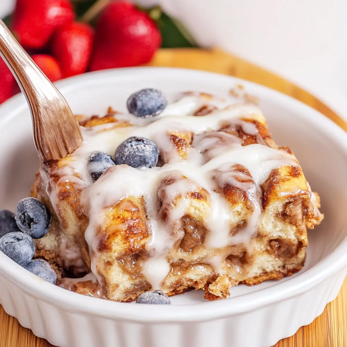 The Easiest Cinnamon Roll Breakfast Bake